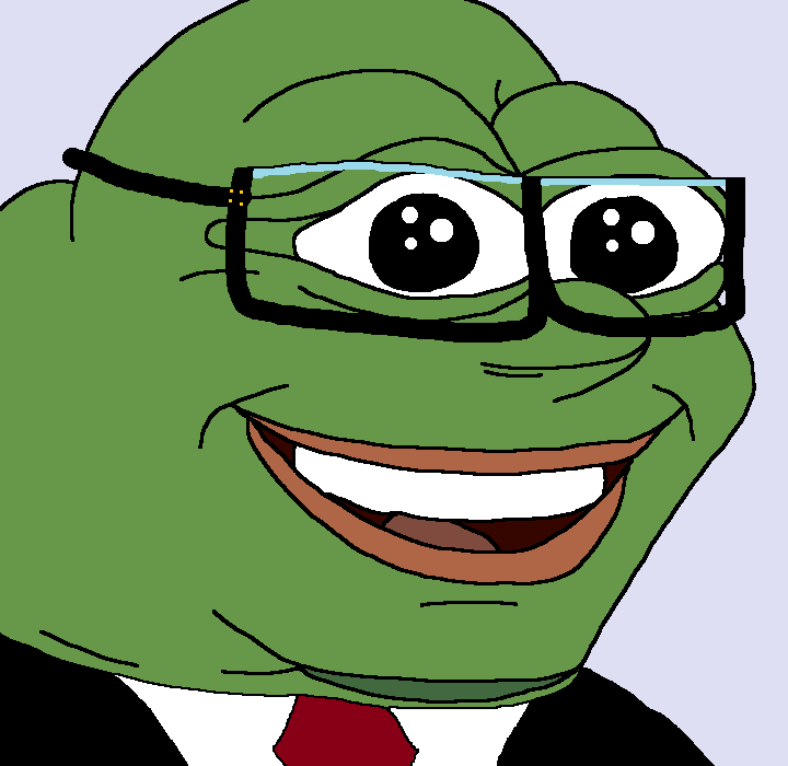 jager, pepe, remastered frogs, remastered soyjaks, black, black eyes, black suit, bowtie, clothes, glasses