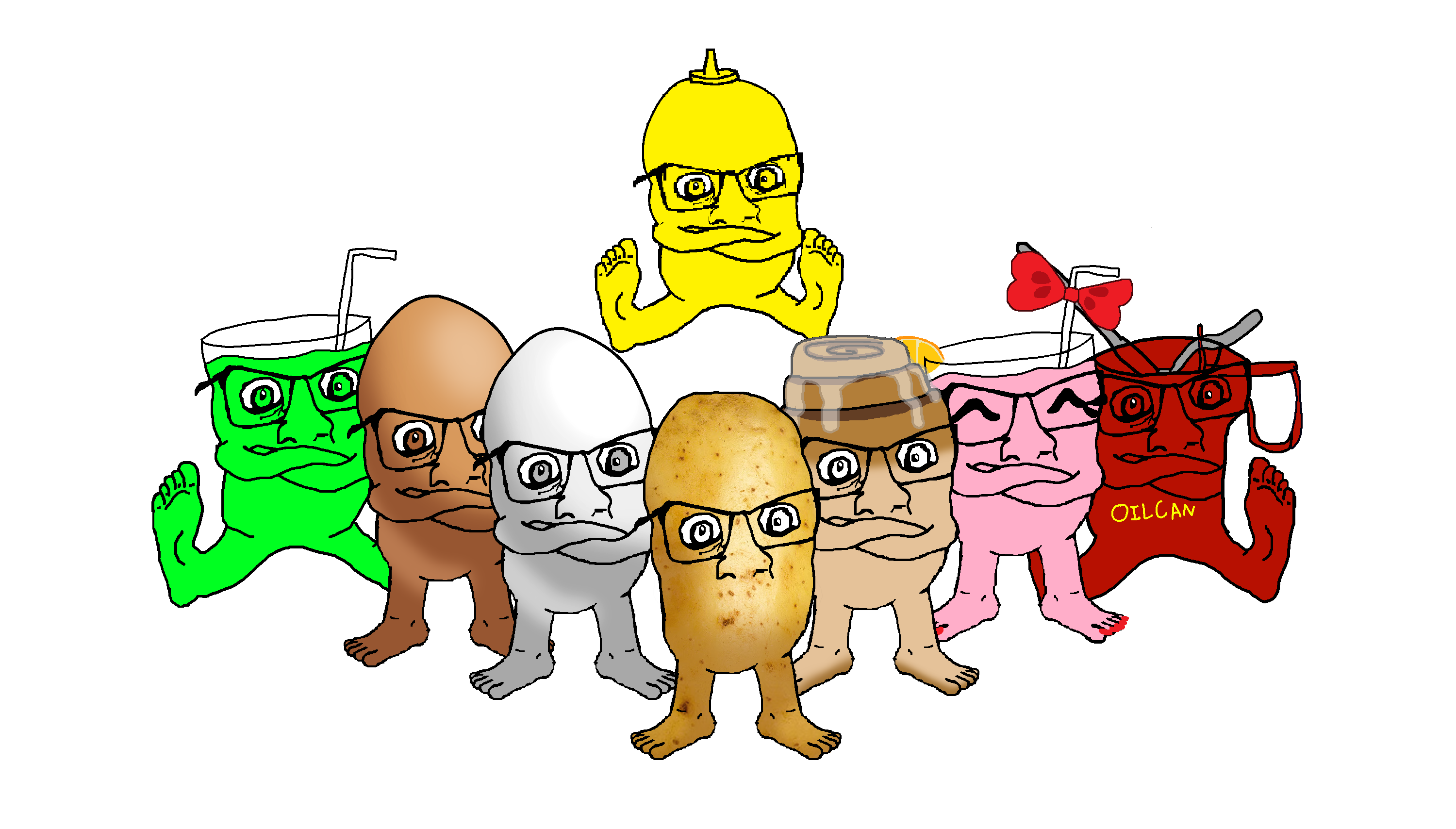 feraljak, condiment, female condiment, femjak, foidjaks, foodeez!, ^ ^, 1soyjak, arm, arms crossed