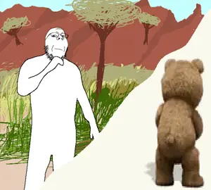 tedbear like havingfun not giving a fuck.gif
