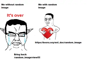chudjak, chudjak front, its over, 2soyjaks, closed eyes, closed mouth, ear, ears, elf, glasses