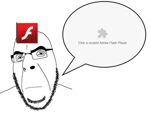 cobson, neutralcob, adobe, angry, closed mouth, flash, frown, glasses, neutral, soyjak