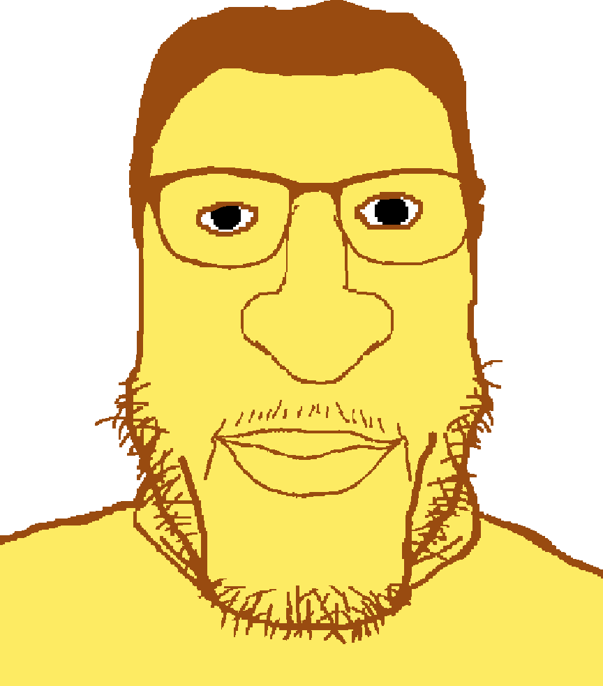 markiplier soyjak, carbjak, black eyes, black hair, closed mouth, front view, hair, looking at you, open eyes, portrait