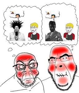 139015 - soybooru.com - 2soyjaks cobson don't_laugh feraljak holding_laughter laughing looking_at_each_other red_face red_skin smirk smirking what_are_your_fetishes.png