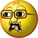 soyak, doctos, doctos, nuurumoji, 1soyjak, bald, black eyes, front view, glasses, hello there op i am too lazy faggot shalala to tag this shit so somebaldi do something