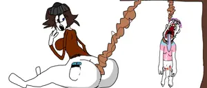 soytan, bernd, hanging troonjak, soywood, troonjak, ack, breasts, hanging, hanging troon, nintendo