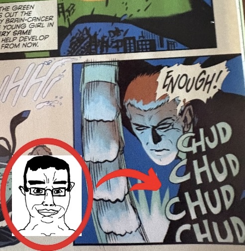 john jones, martian manhunter, the martian (absolute martian manhunter), chudjak, chudjak front, 1soyjak, absolute universe, black hair, chud, chud (sound effect)
