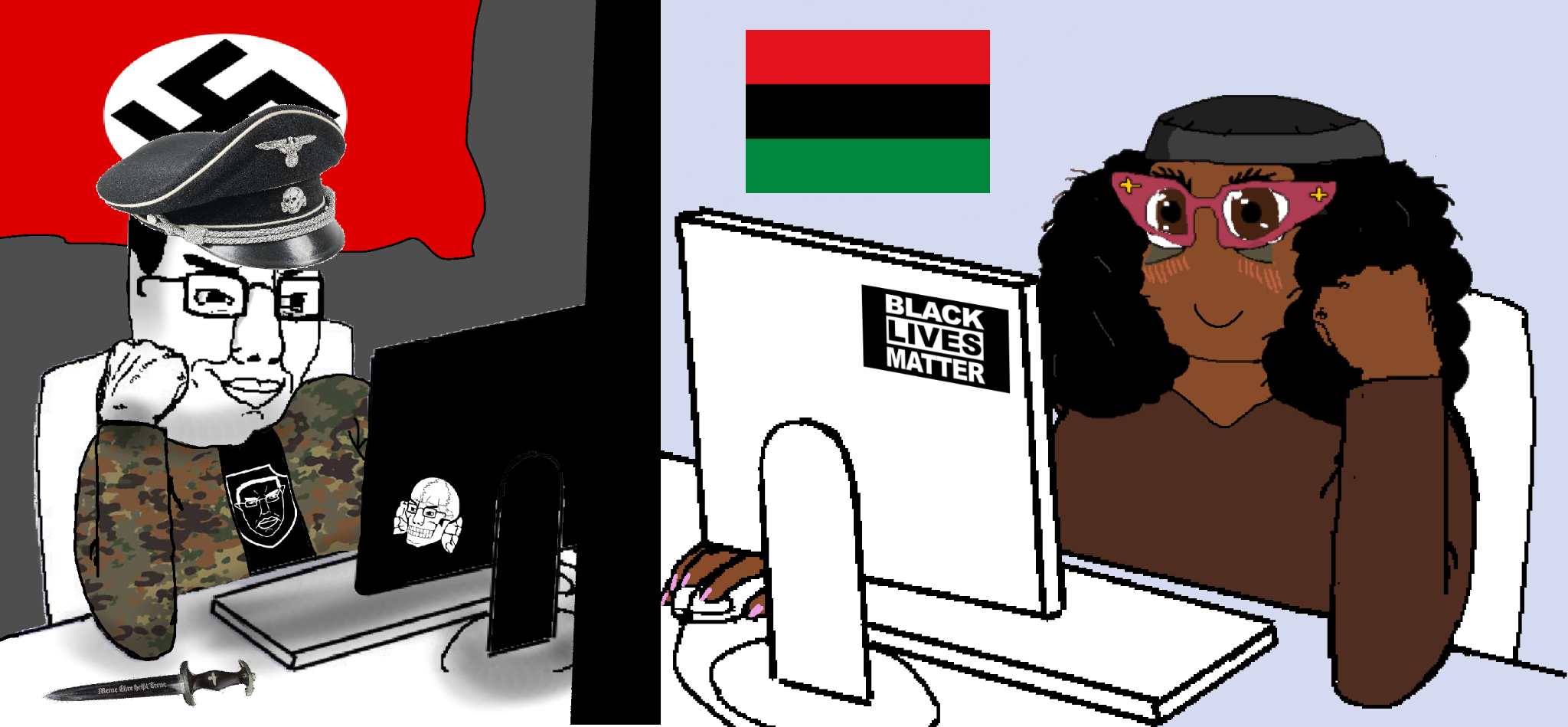 soyniqua, soytan, chudjak, beanie, black lives matter, black skin, blm, blush, bone, bones