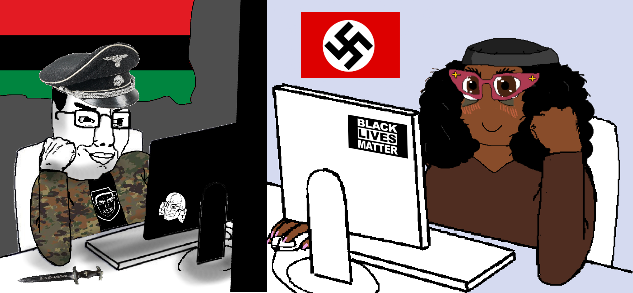 soyniqua, soytan, chudjak, beanie, black lives matter, black skin, blm, blush, bone, bones