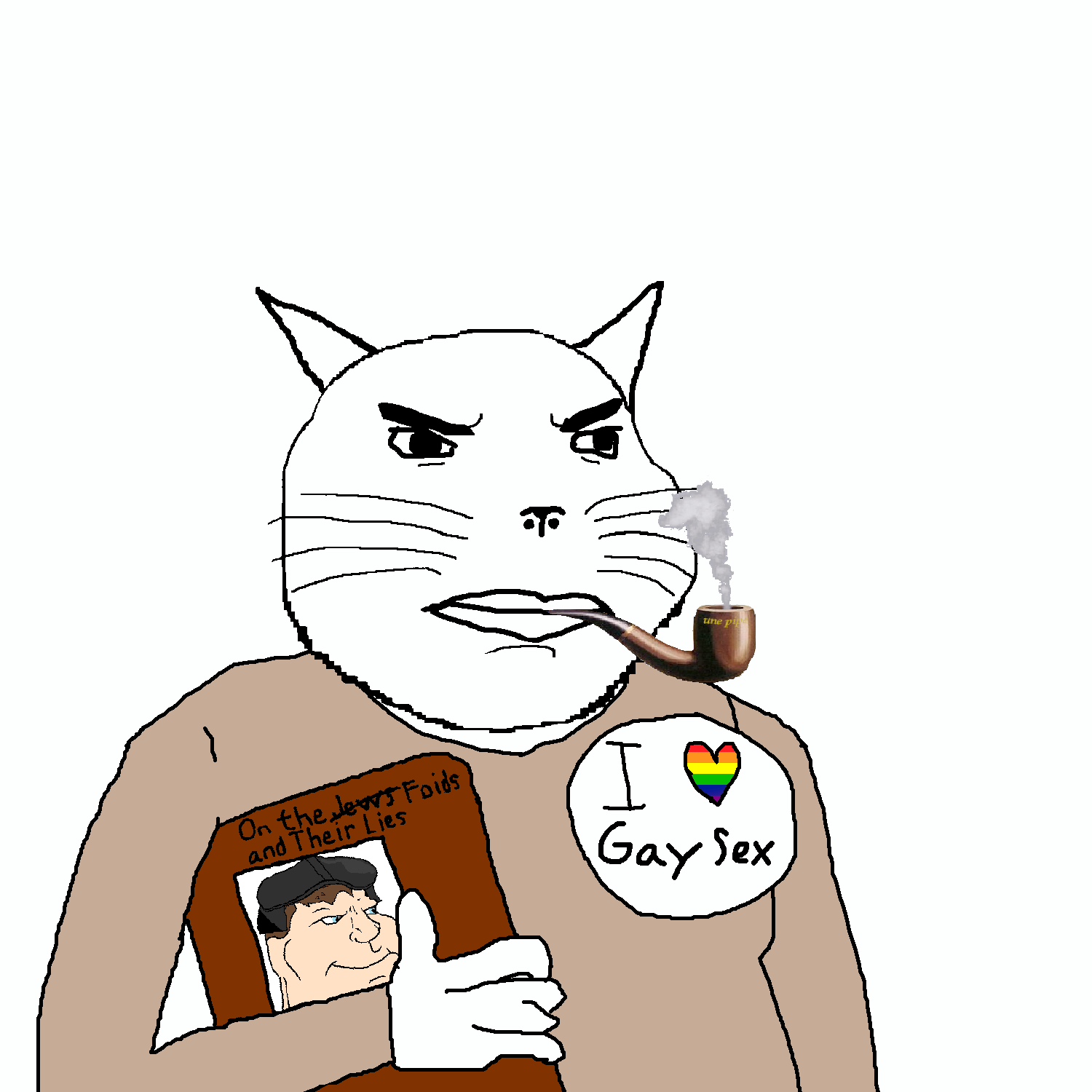 chudjak, gapejak, meximutt, massjak, massmeowjak, mexiaryan, wholesome soyjak, bookworm, animal, book