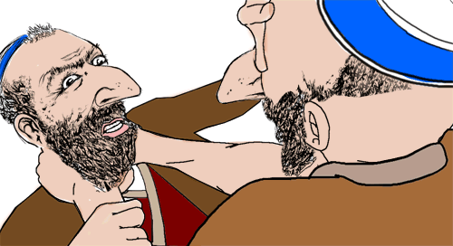 happy merchant, /pol/, 4chan meme, adolf hitler, ancient egypt, animated, antifa, arab, beard, black hair