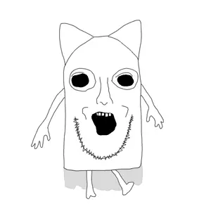 unknown, front view, full body, looking at you, no glasses, open eyes, open mouth, surprised, uncolored skin, white background