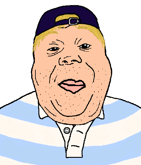 alicia, 1soyjak, baseball cap, blonde hair, cap, closed mouth, clothes, fat, front view, hair
