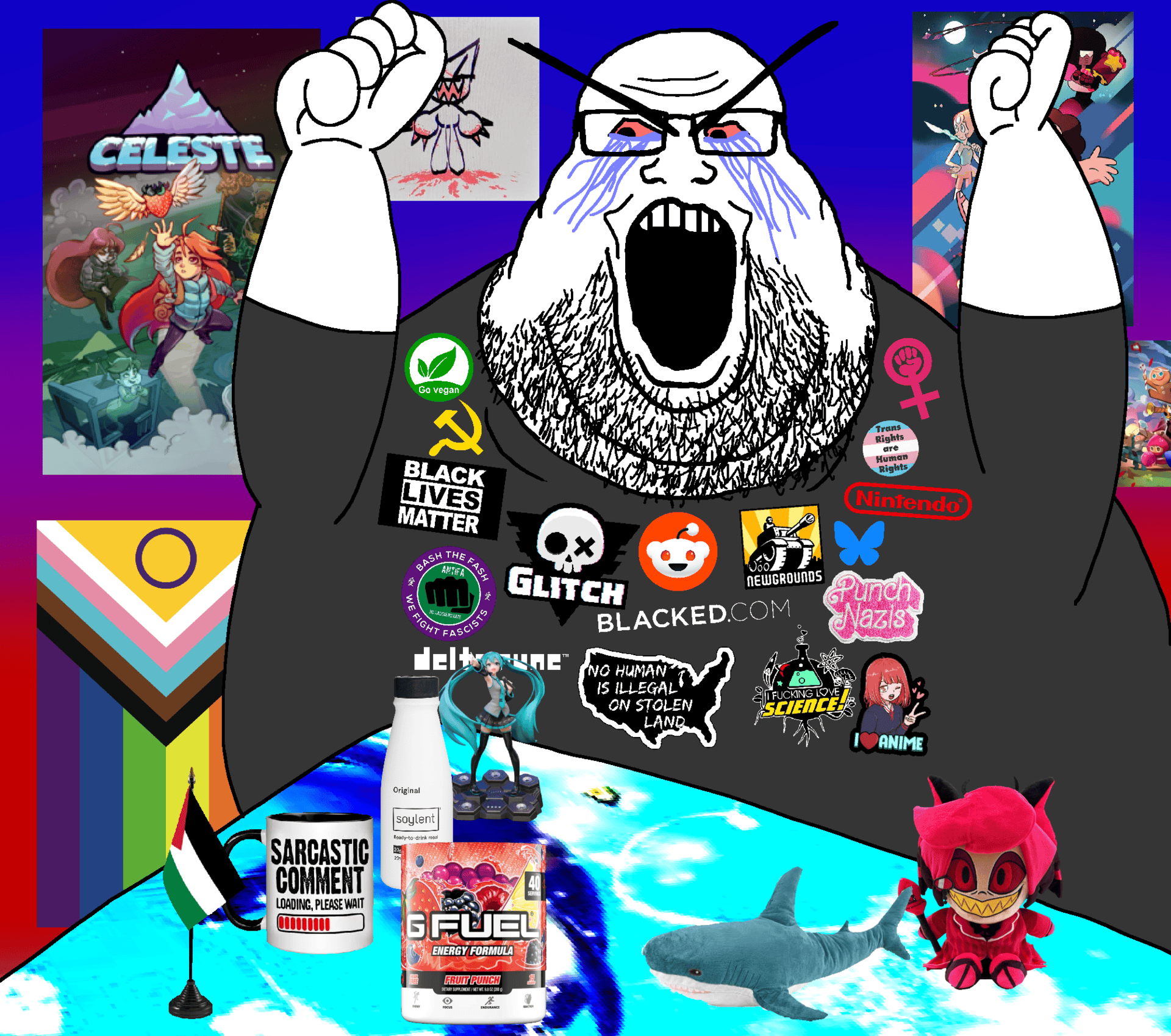>IS THAT A BIGOTED WOAHJACK ON MY TRANS AFFIRMING SUBREDDIT????????