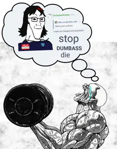 228034 - soybooru.com - 1soyjak baki black_eyes black_hair buff cobblestone_(user) dumbbell eduardo gapejak glasses gym hair half_body ias muscles no_beard open_eyes open_mouth pigtails screaming.jpg