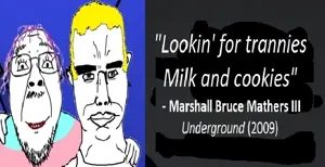 bernd, chudjak, 2soyjaks, angry, blonde hair, blue eyes, closed mouth, eminem, hair, happy