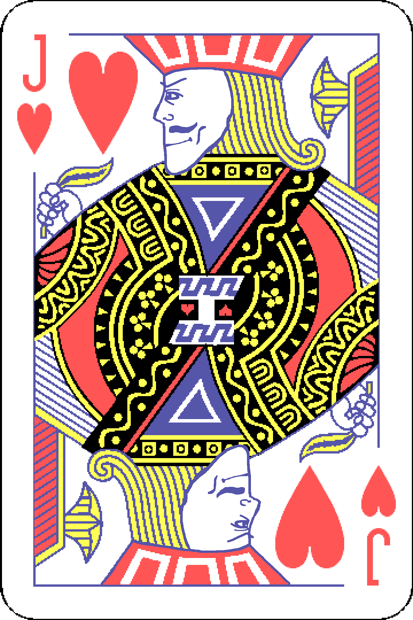 This is Euroaryan if he was Jack of Hearts.