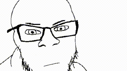 rapeson, cobson, feraljak, hornyson, rapeson, back perspective soyjaks, sidejaks, 2soyjaks, animated, back