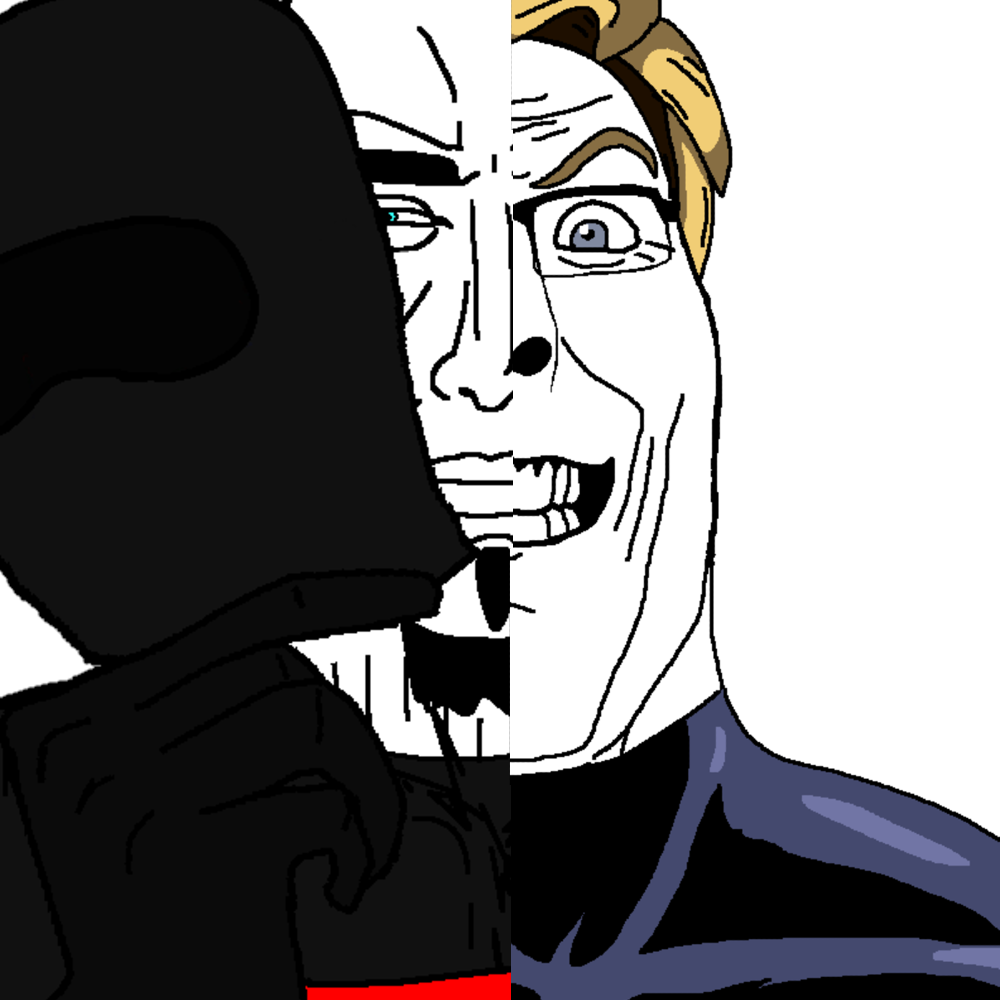 black noir, kratos, chudjak, cobson, cob noir, cobson front2, hornyson, hornyson front, perceptive chud, perceptive chud front