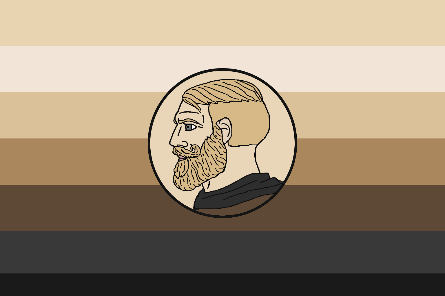 j3rk = schizobabbler, yes chad, aryan, i was raped yesterday, a10 eyes, beard, blonde hair, blue eyes, hair, hoodie