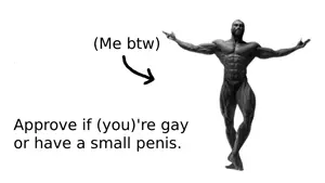 239022 - soybooru.com - approver_test arm arrow beard full_body gigachad gigachad grey_skin leg muscles nipple underwear.jpg