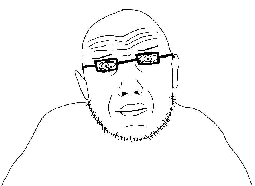 gaishunjak, bald, belarusian, black eyes, closed mouth, come and see, front view, glasses, half body, looking at you