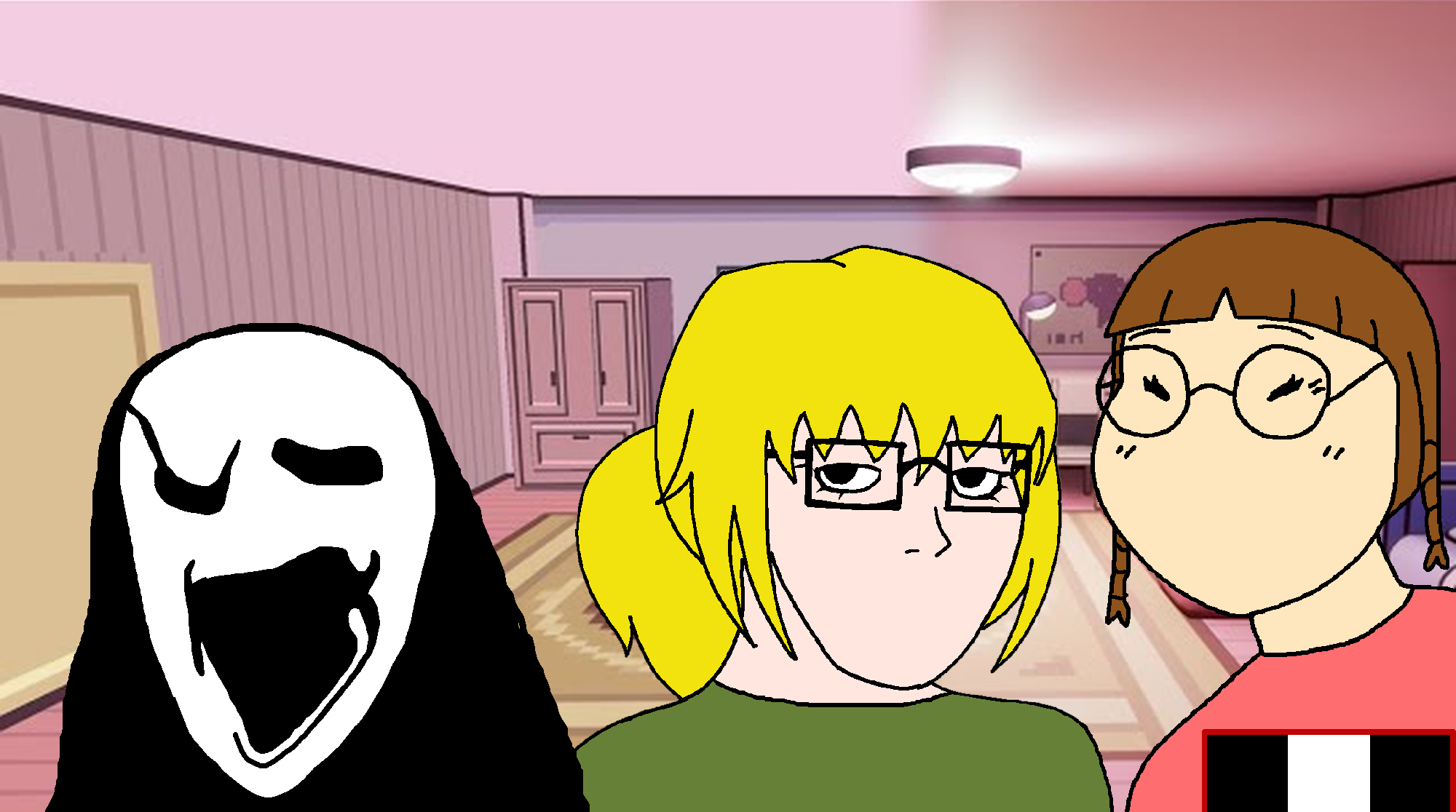 soyak, soykio kid, vlodson, manollo, soygirl, soykio girl, femjak, blonde hair, brown hair, clothes