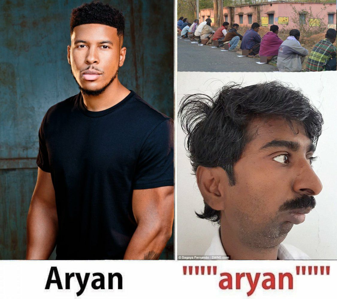 pajeetjak, aryan, irl soyjaks, 1soyjak, a10 eyes, black eyes, black hair, black skin, brown skin, buff