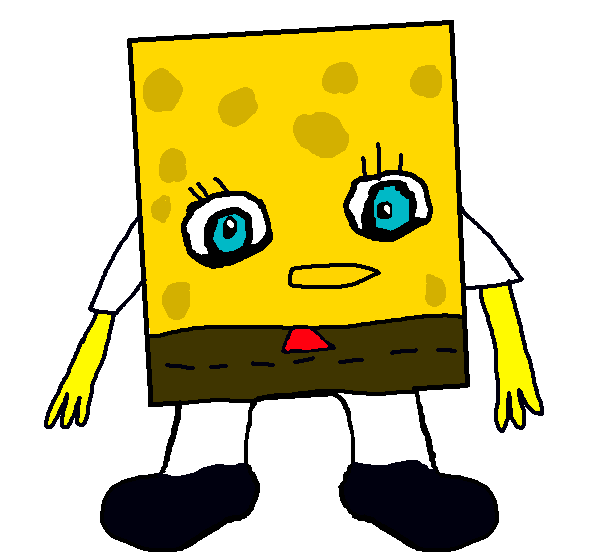 spongebob squarepants, feraljak, condiment, cube, feraljak (crazed), sphere, 1soyjak, bald, biped, box