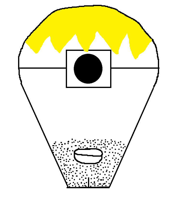 martian manhunter, nate higgers, the martian (absolute martian manhunter), martianjak, natejak, 1soyjak, black eyes, blonde hair, closed mouth, front view