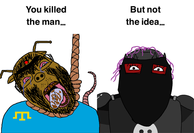 bernd, hanging troonjak, troonjak, ack, animal, armor, beard, bloodshot eyes, body hair, brown skin