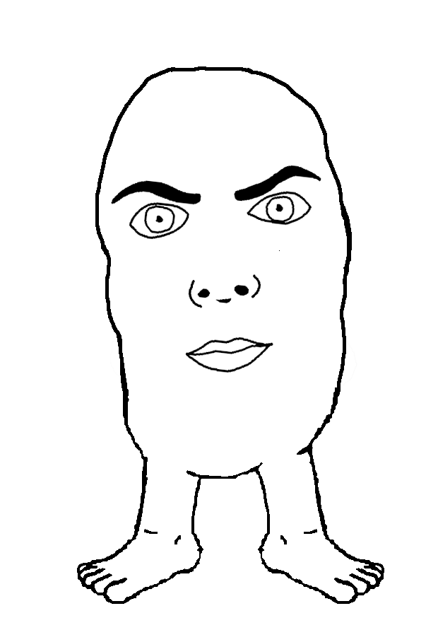 feraljak, frenchjak, condiment, lard, fusionjaks, 1soyjak, bottle, feet, full body, looking at you