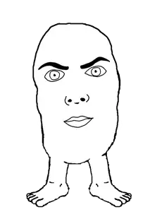 234706 - soybooru.com - 1soyjak bottle condiment feet feraljak full_body looking_at_you no_arms no_beard no_face no_hand no_mouth soyjak_accessory template toes transparent transparent_background transparent_skin.png