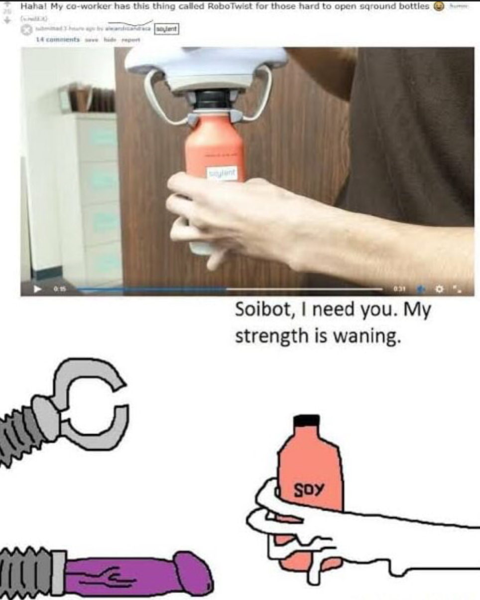 unknown, irl soyjaks, /pol/, /qa/ (4chan), 1soyjak, bony fingers, completed, drink, looking to the left, not a fucking duplicate