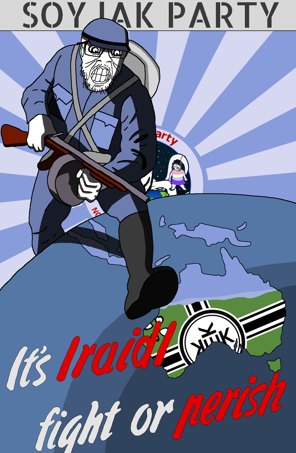 Representation of the April 14th event/The Great Cuckset