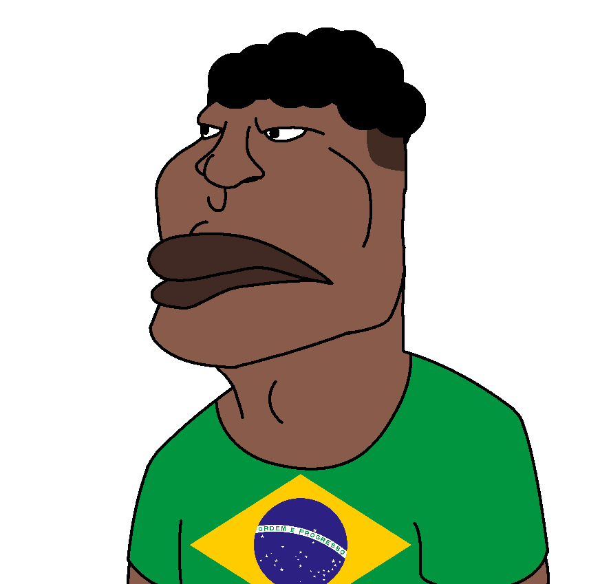 meximutt, brazilmutt, pseudo-brazilmutt, muttverse, afro, angry, black eyes, black hair, brapzil, brazilian