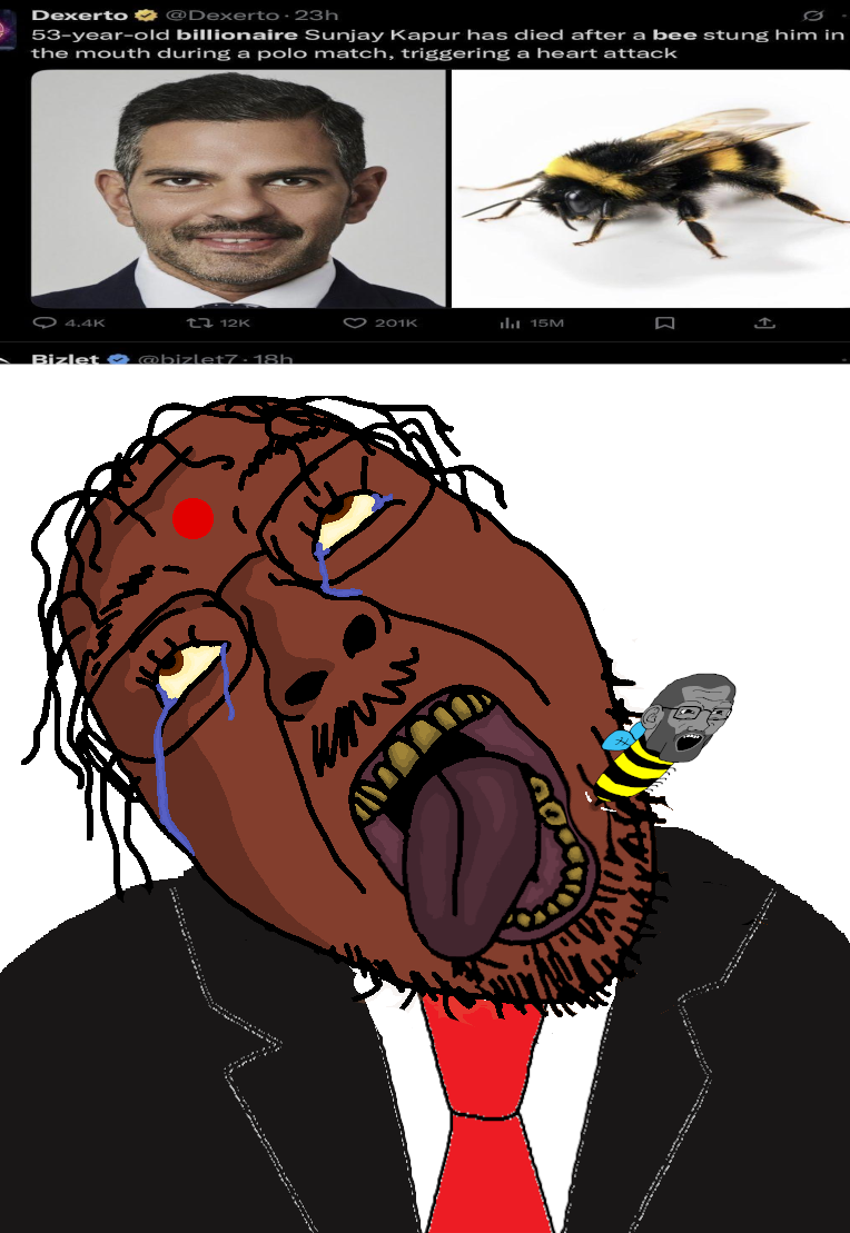 gigachad, bernd, troonjak, 2soyjaks, ack, animal, bee, billionaire, black eyes, black hair