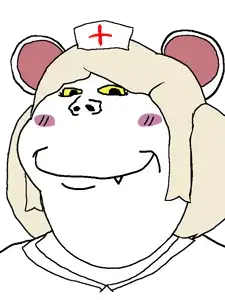 229126 - soybooru.com - aliased blush edit eyelashes eyes female foidjaks gapejak hair half_body henrietta henry impish_soyak_ears no_wrinkles smile smirk transparent transparent_background uncolored_skin upper_body wholesome_soyjak.png
