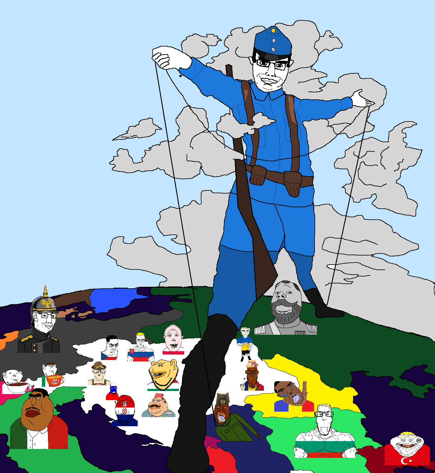 bernd, chudjak, feraljak, gapejak, impish soyak ears, markiplier soyjak, meximutt, euromutt, hanging troonjak, troonjak