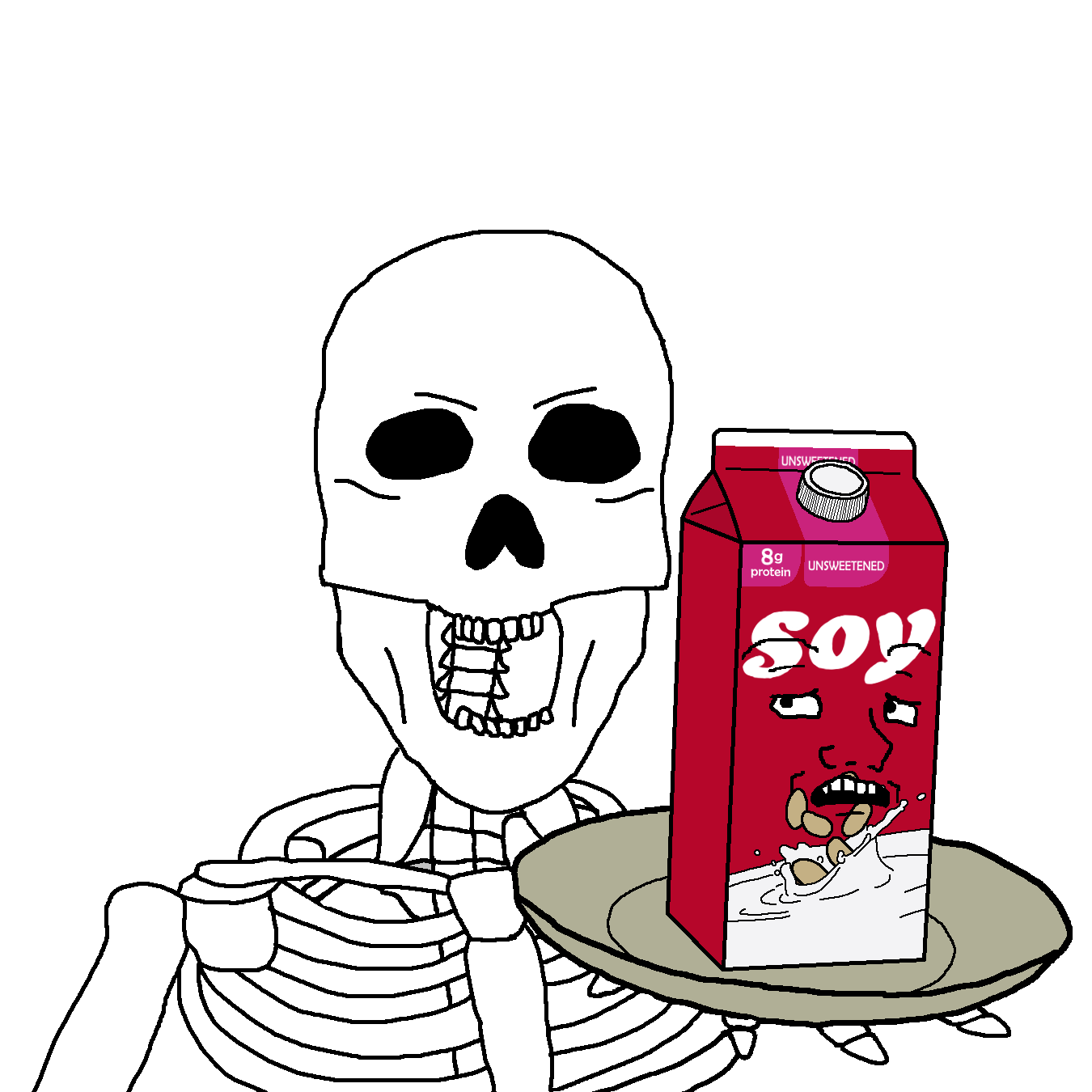 platejak, soyak, soyak (concerned), skeletonjak, foodeez!, 2soyjaks, bald, bone, bones, concerned