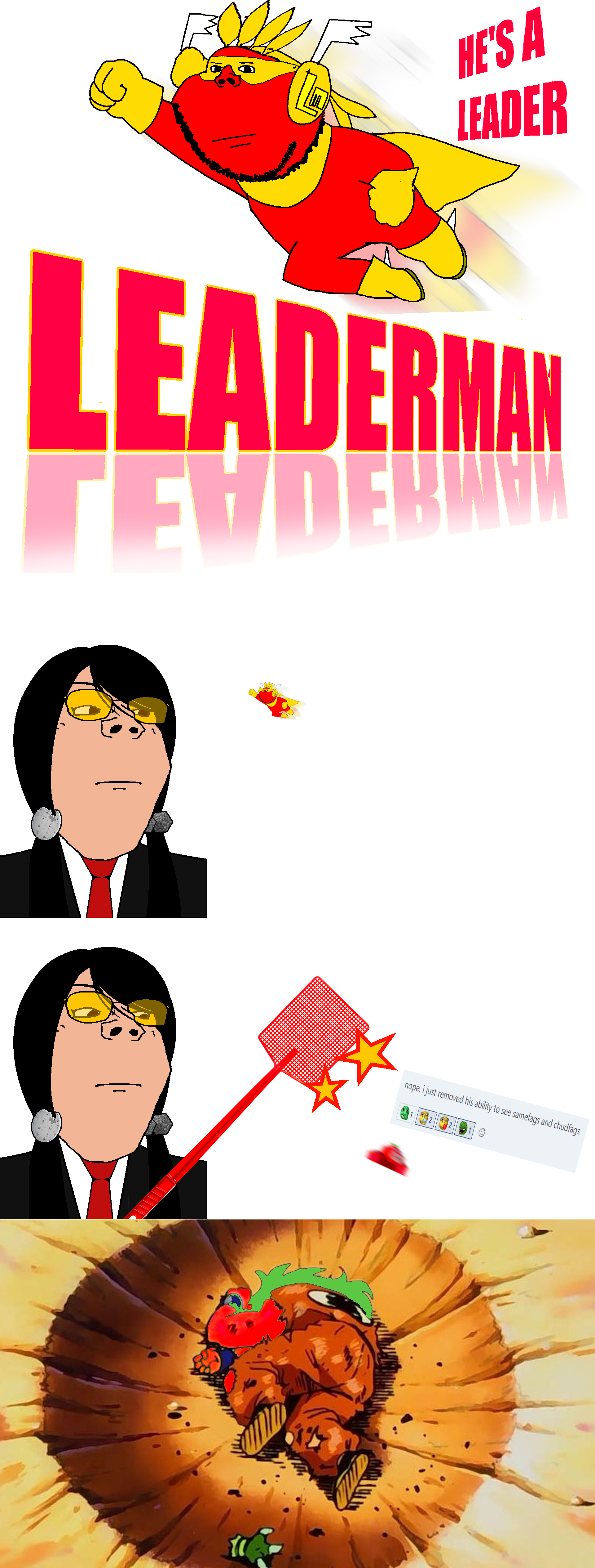 leaderman, yamcha, gapejak, impish soyak ears, female gapejak, femjak, admin, alter ego, anime, bandana
