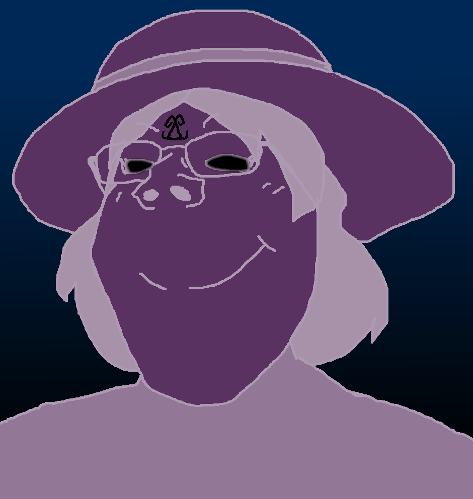 antithrembo, gapejak, female gapejak, femjak, 1soyjak, admin, administrator, black background, black eyes, blue background