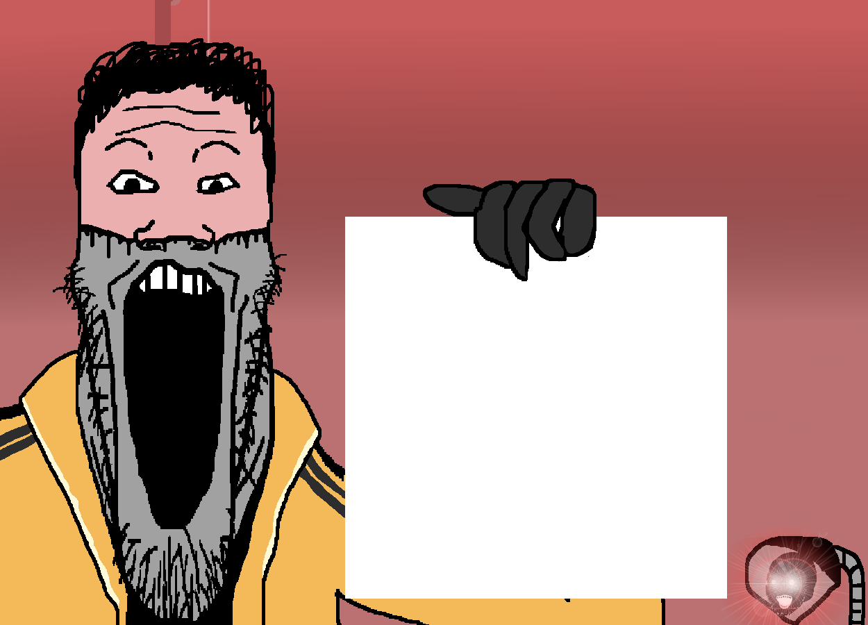 markiplier soyjak, soyak, thougher, 2soyjaks, captain disillusion, clothes, glove, hair, holding object, jacket