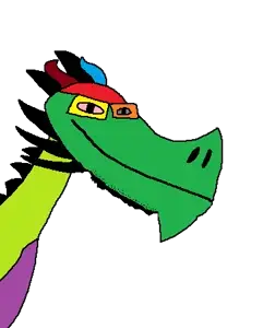 198101 - soybooru.com - bald dragon dragonjak glasses happy horns long_neck reptile smile soyjak spikes stubble uncolored_skin.png