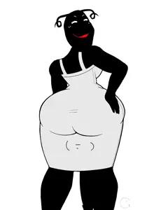 gapejak, female gapejak, femjak, ass, big butt, blue eyes, butt, clothes, dress, female