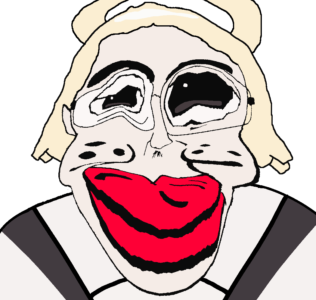 chudjak, jartycuck, jartycuck (not hanging), patrick, 1soyjak, angel, anime, black eyes, blonde hair, clothes
