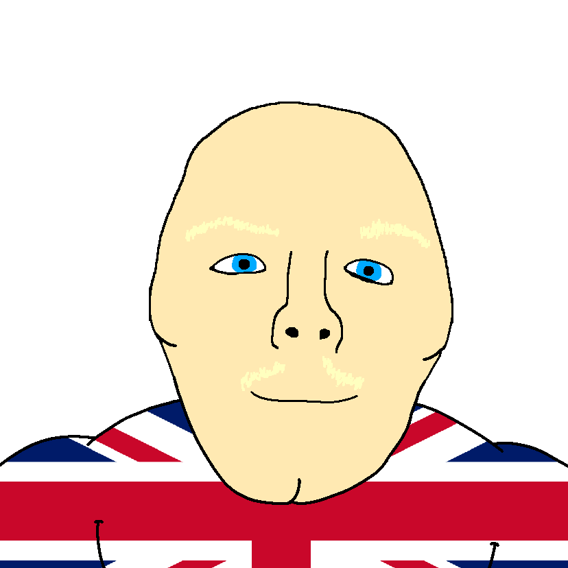 ukmutt, ukaryan, aryan, 1soyjak, a jeet's worst nightmare, a10 eyes, bald, blonde hair, blue eyes, brit