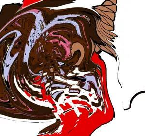 bernd, black skin, brown hair, christian, christianity, crying, distorted, eyebrows, front view, hair