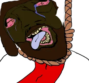 bernd, black skin, brown hair, christian, christianity, crying, distorted, eyebrows, front view, hair