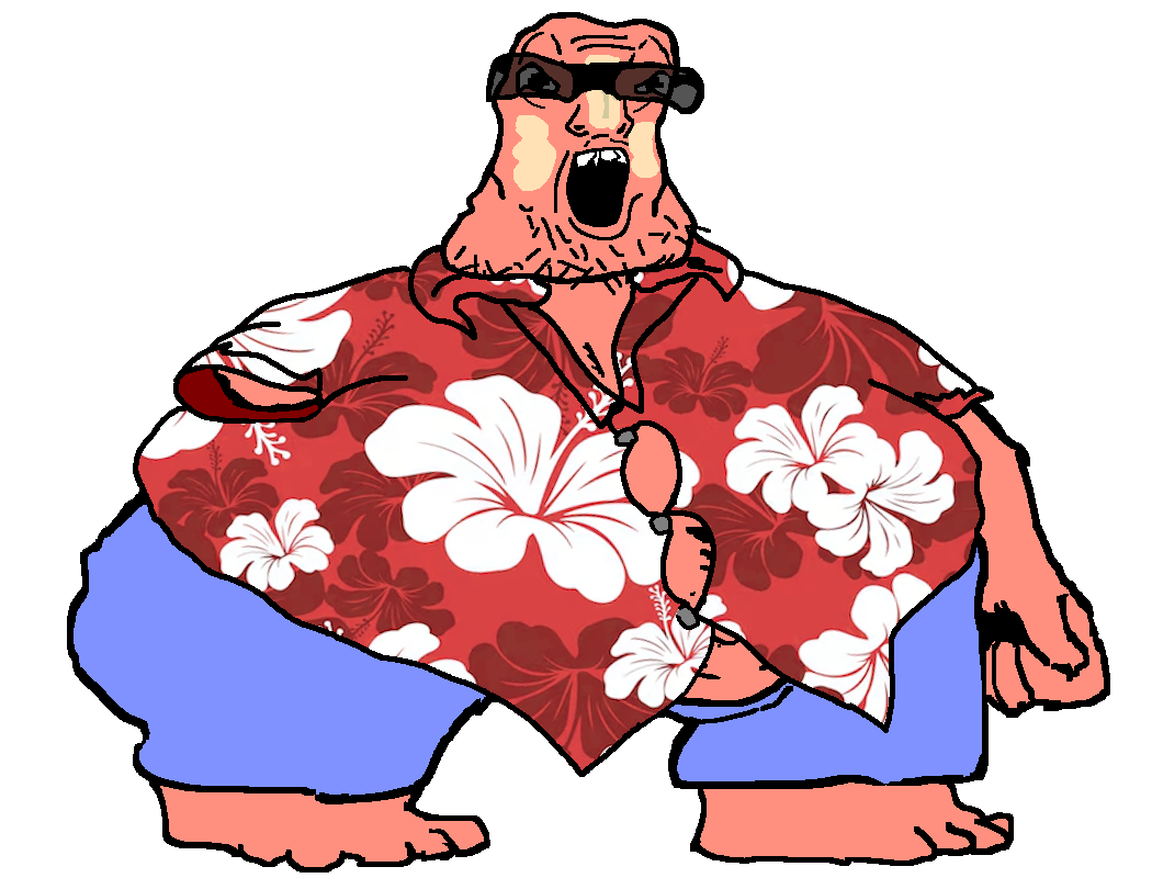 lactoriajak, amputee, arm, bald, clothes, fat, feet, full body, glasses, hands