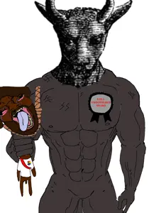 bernd, award, baal, black skin, brown hair, buff, christian, christianity, crying, eyebrows